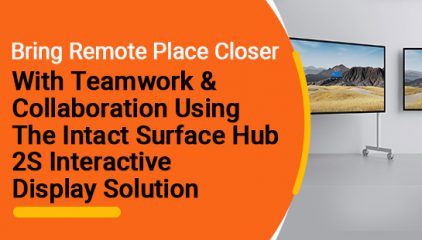 Bring remote place closer with Teamwork using the Surface Hub 2S Interactive Display Solution