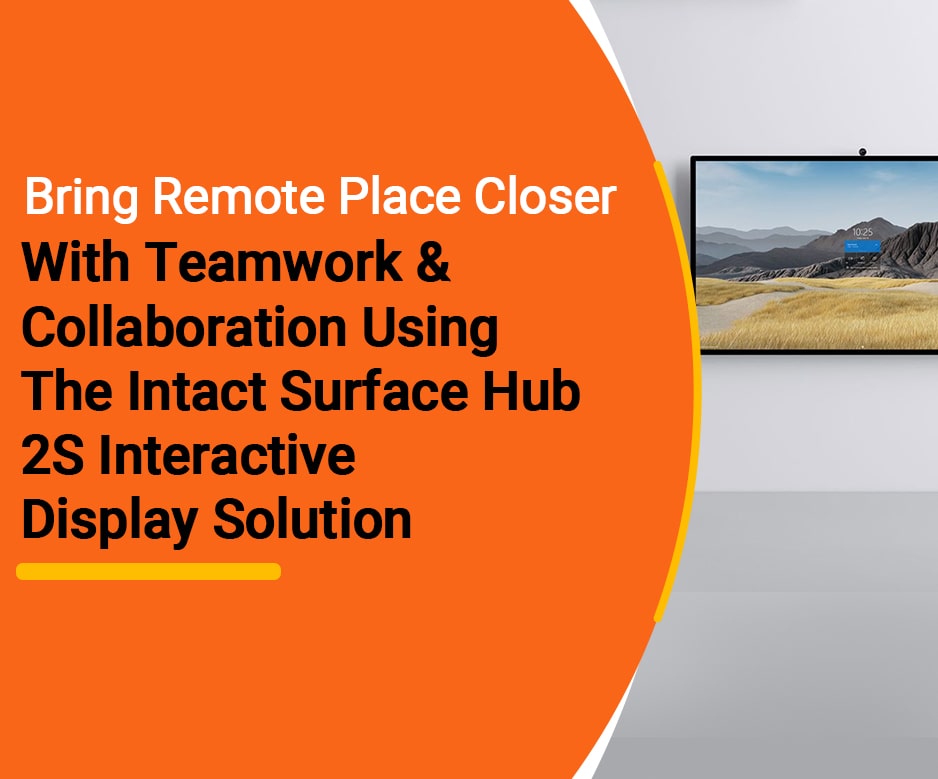 Bring remote place closer with Teamwork using the Surface Hub 2S Interactive Display Solution