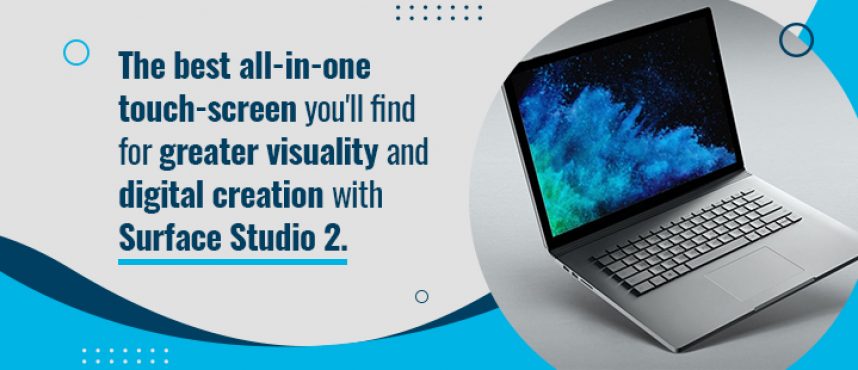 All-in-one touch-screen you’ll find for greater visuality and digital creation with Surface Studio 2.