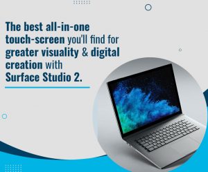 All-in-one touch-screen you’ll find for greater visuality and digital creation with Surface Studio 2