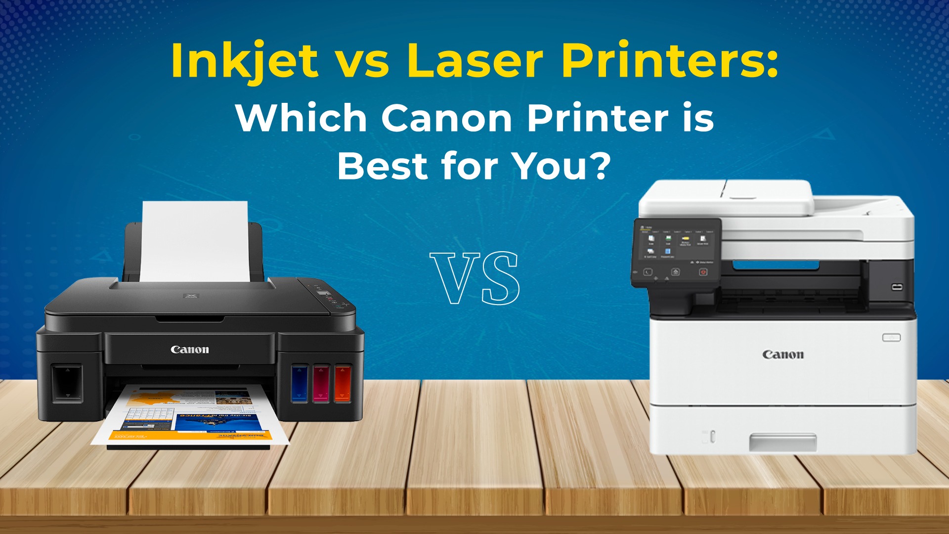 Inkjet vs Laser Printers: Which Canon Printer is Best for You?
