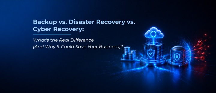 Backup vs. Disaster Recovery vs. Cyber Recovery: What’s the Real Difference
